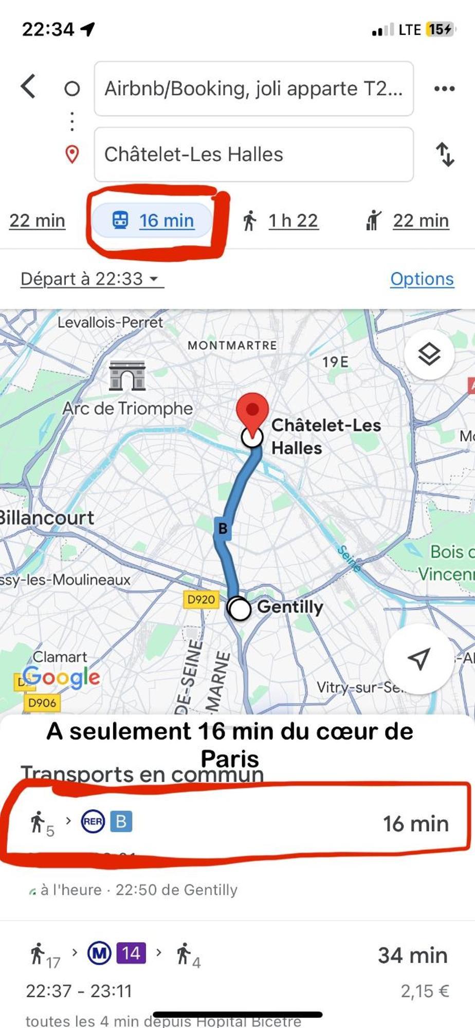 Paris Sud-Porte De Gentilly Mignon T2 250 M De Paris Kültér fotó